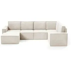 Höffner Wohnlandschaft  Orto ¦ beige ¦ Maße (cm): B: 311 H: 93
