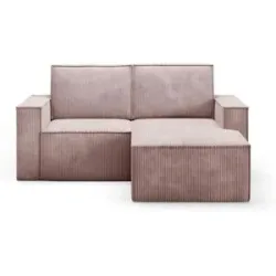 Höffner Ecksofa  Orto ¦ rosa/pink ¦ Maße (cm): B: 180 H: 93