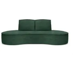 Höffner Einzelsofa  Flow ¦ grün ¦ Maße (cm): B: 234 H: 88