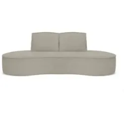Höffner Einzelsofa  Flow ¦ beige ¦ Maße (cm): B: 234 H: 88