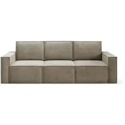 Höffner Einzelsofa  Orto ¦ braun ¦ Maße (cm): B: 247 H: 93