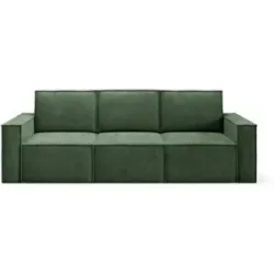 Höffner Einzelsofa  Orto ¦ grün ¦ Maße (cm): B: 247 H: 93