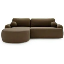 GrainGold Ecksofa  Aurio ¦ braun ¦ Maße (cm): B: 261 H: 91