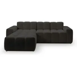 GrainGold Ecksofa  Colombo ¦ schwarz ¦ Maße (cm): B: 265 H: 74