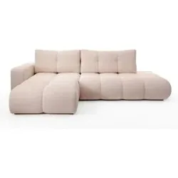 GrainGold Ecksofa  Sile ¦ rosa/pink ¦ Maße (cm): B: 288 H: 90