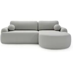 GrainGold Ecksofa  Aurio ¦ grau ¦ Maße (cm): B: 261 H: 91