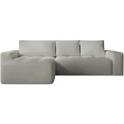 GrainGold Ecksofa  Portland ¦ grau ¦ Maße (cm): B: 250 H: 76