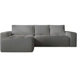 GrainGold Ecksofa  Portland ¦ grau ¦ Maße (cm): B: 250 H: 76