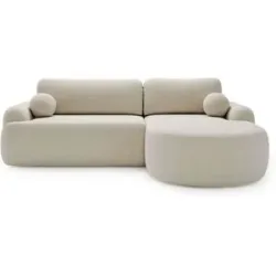 GrainGold Ecksofa  Aurio ¦ beige ¦ Maße (cm): B: 261 H: 91
