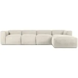 KONSIMO Ecksofa  Buffo ¦ creme ¦ Maße (cm): B: 365 H: 73