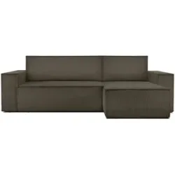 KONSIMO Ecksofa  Napi ¦ braun ¦ Maße (cm): B: 262 H: 89