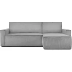 KONSIMO Ecksofa  Napi ¦ grau ¦ Maße (cm): B: 246 H: 89