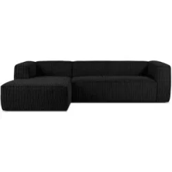 KONSIMO Ecksofa  Ferox ¦ schwarz ¦ Maße (cm): B: 305 H: 73