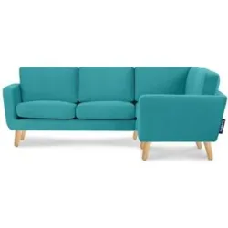 KONSIMO Ecksofa  Tagio ¦ türkis/petrol ¦ Maße (cm): B: 220 H: 80