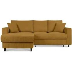 KONSIMO Ecksofa  Egret ¦ gelb ¦ Maße (cm): B: 234 H: 92
