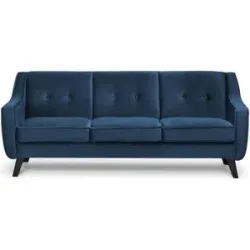KONSIMO Einzelsofa  Terso ¦ blau ¦ Maße (cm): B: 206 H: 81