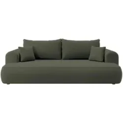 Selsey Einzelsofa mit Schlaffunktion Ovo ¦ grün ¦ Maße (cm): B: 250 H: 92