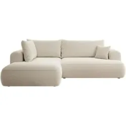 Selsey Ecksofa mit Schlaffunktion Ovo ¦ beige ¦ Maße (cm): B: 262 H: 95