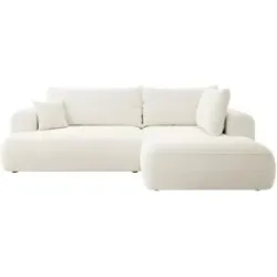 Selsey Ecksofa mit Schlaffunktion Ovo ¦ creme ¦ Maße (cm): B: 262 H: 95
