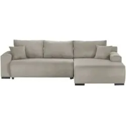 smart Ecksofa mit Schlaffunktion Nelly ¦ braun ¦ Maße (cm): B: 270 H: 85 T: