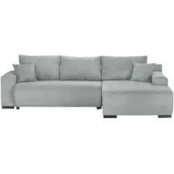 smart Ecksofa mit Schlaffunktion Nelly ¦ grau ¦ Maße (cm): B: 270 H: 85 T: 185.0