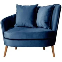 Max Winzer Sessel  Miranda ¦ blau ¦ Maße (cm): B: 106 H: 88