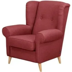 Max Winzer Sessel  Anton ¦ rot ¦ Maße (cm): B: 88 H: 99