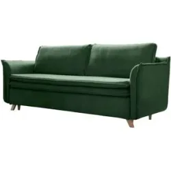 Miuform Einzelsofa mit Schlaffunktion Charming Charlie ¦ grün ¦ Maße (cm): B: