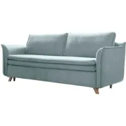 Miuform Einzelsofa mit Schlaffunktion Charming Charlie ¦ blau ¦ Maße (cm): B: