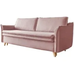 Miuform Einzelsofa mit Schlaffunktion Charming Charlie ¦ rosa/pink ¦ Maße (cm):