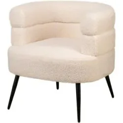 Höffner Sessel  Korgen ¦ weiß ¦ Maße (cm): B: 67 H: 69