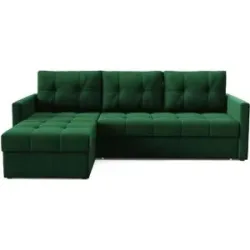 Höffner Ecksofa  Olivia ¦ grün ¦ Maße (cm): B: 230 H: 86
