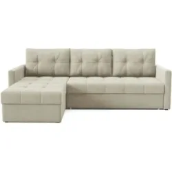 Höffner Ecksofa  Olivia ¦ beige ¦ Maße (cm): B: 230 H: 86