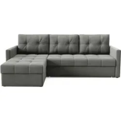 Höffner Ecksofa  Olivia ¦ grau ¦ Maße (cm): B: 230 H: 86