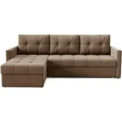 Höffner Ecksofa  Olivia ¦ braun ¦ Maße (cm): B: 230 H: 86