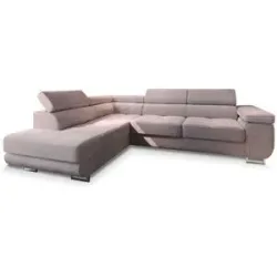 MASSENO Ecksofa mit Schlaffunktion Apiro ¦ lila/violett ¦ Maße (cm): B: 277 H:
