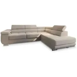 MASSENO Ecksofa mit Schlaffunktion Apiro ¦ beige ¦ Maße (cm): B: 277 H: 90