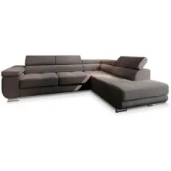 MASSENO Ecksofa mit Schlaffunktion Apiro ¦ braun ¦ Maße (cm): B: 277 H: 90