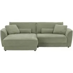 Lounge Collection Ecksofa  Erion ¦ grün ¦ Maße (cm): B: 264 H: 83 T: 200.0