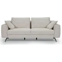 Furnhouse Einzelsofa  Detroit ¦ beige ¦ Maße (cm): B: 217 H: 84