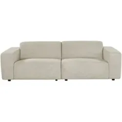 uno Einzelsofa aus Cord Sani ¦ beige ¦ Maße (cm): B: 243 H: 72 T: 105.0