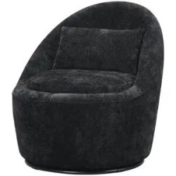 uno Drehsessel  Ash ¦ schwarz ¦ Maße (cm): B: 72 H: 80 T: 83.0