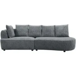 uno Einzelsofa  Haku ¦ grau ¦ Maße (cm): B: 260 H: 70 T: 101.0