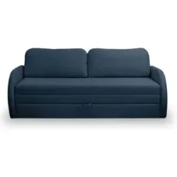 Selsey Einzelsofa mit Schlaffunktion Diego ¦ blau ¦ Maße (cm): B: 221 H: 90