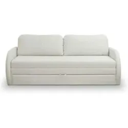 Selsey Einzelsofa mit Schlaffunktion Diego ¦ creme ¦ Maße (cm): B: 221 H: 90