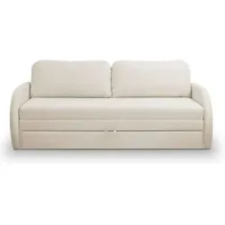 Selsey Einzelsofa mit Schlaffunktion Diego ¦ beige ¦ Maße (cm): B: 221 H: 90