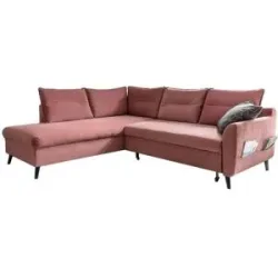 Miuform Ecksofa mit Schlaffunktion Stylish Stan ¦ rosa/pink ¦ Maße (cm): B: 228