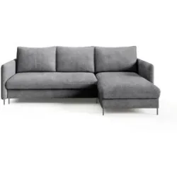 Höffner Ecksofa  Bellis ¦ grau ¦ Maße (cm): B: 216 H: 95