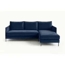 Höffner Ecksofa  Bellis ¦ blau ¦ Maße (cm): B: 216 H: 95