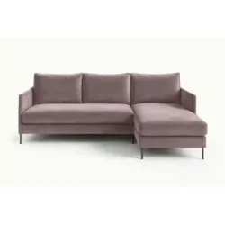 Höffner Ecksofa  Bellis ¦ rosa/pink ¦ Maße (cm): B: 216 H: 95